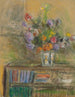 Martwa natura z wazonem kwiatów - Édouard Vuillard — widok dzieła