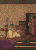 Postacie w wnętrzu L intymność - Édouard Vuillard — oprawiony obraz na ścianie