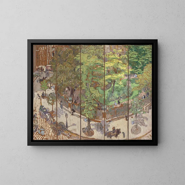Place Vintimille - Édouard Vuillard — oprawiony obraz na ścianie