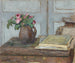 Artystyczny skrzynki na farby dla artystów i róż z pianki - Édouard Vuillard — widok dzieła