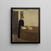 Kobieta w czerni - Édouard Vuillard — oprawiony obraz na ścianie