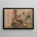 Yvonne Printemps w swojej garderobie - Édouard Vuillard — oprawiony obraz na ścianie