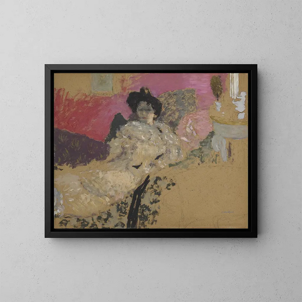 Studium portretu pani Delierre - Édouard Vuillard — oprawiony obraz na ścianie
