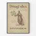 Plakat vintage Draagt Allen 1913 do dekoracji ściennych