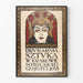 Plakat artystyczny vintage Drukarnia Sztuka w Krakowie