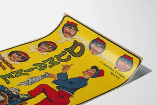 Plakat vintage Dumaine komiczny żołnierz - Retro dekoracja ścienna