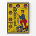 Plakat vintage Dumaine komiczny żołnierz - Retro dekoracja ścienna