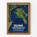 Plakat vintage Dunk romantyczna wyspa Wielkiej Rafy Koralowej Australia