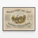 Plakat vintage Dutchess County Iron Works - Przemysłowa dekoracja ścienna — oprawiony obraz na ścianie