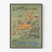 Plakat vintage Dyspné-Inhal do oryginalnej dekoracji ściennej