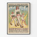 Plakat vintage polski Dzień Spisza i Orawy - Dekoracja ścienna kulturalna