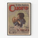 Plakat vintage Cuore E. De Amicis - Ilustracja romantyczna