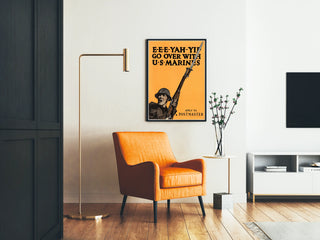 Plakat vintage US Marines na wezwanie do rekrutacji