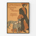 Plakat vintage Futra E. & O. Merzbacher w Monachium