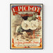 Plakat reklamowy vintage E. Pichot Drukarz Etykiety luksusowe