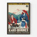 Plakat vintage Eaux-Bonnes Pyrénées do dekoracji ściennych
