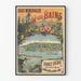 Plakat Vintage Woda Mineralna Évian-les-Bains Źródło Cachat