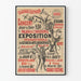 Plakat vintage Oświetlenie Elektryczne 1886 - Międzynarodowa Wystawa Pałac Przemysłu
