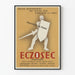 Plakat Vintage Eczosec - Dekoracja ścienna Zdrowie i ochrona skóry