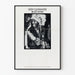 Plakat vintage Eddy Clearwater Blues Band w czerni i bieli