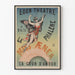 Plakat vintage Eden Théâtre La Phalène Miss Aenea Ballet La Cour d'Amour