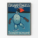 Plakat vintage Eduard Engels Remscheid łyżwy figurowe