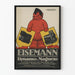 Plakat vintage Eisemann Dynamo i Magneto do samochodów i lotnictwa