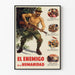 Plakat vintage propagandy wojskowej „El Enemigo de la Humanidad”