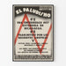 Plakat vintage El Paludismo - Edukacja przeciwko malarii w Nikaragui