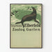 Plakat vintage Elberfeld Zoologischer Garten z otariami