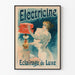 Plakat Vintage Electricine - Luksusowa dekoracja ścienna oświetlenie