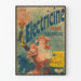 Plakat vintage Electricine Czerwony i Biały dekoracja ścienna retro