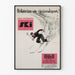 Plakat vintage Emil Petersen Ski – Sportowa dekoracja ścienna