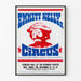 Plakat Cyrk Emmett Kelly Jr. w stylu vintage