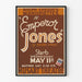 Plakat vintage Emperor Jones autorstwa Marionetek Ralph Chesse's
