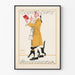 Plakat vintage Engelhorns Romanbibliothek - Dekoracja ścienna o tematyce literackiej