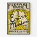 Plakat vintage teatr Federal Theatre Enter Madam