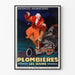 Plakat vintage Plombières-les-Bains - Kuracja na entery i reumatyzm