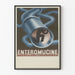 Plakat vintage Enteromucine na opatrunek jelitowy
