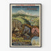 Plakat vintage Groty Bétharram, Cud Pirenejów
