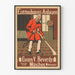 Plakat vintage Systemy odsysania kurzu dekoracja ścienna przemysłowa