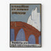 Plakat artystyczny vintage Muzeum Sztuki Landeskunstschule