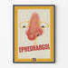 Plakat vintage Éphédrargol - Dekoracja ścienna retro nos i okulary
