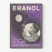 Plakat vintage ERANOL jodowy koloidalny wolny na rozedmę