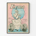 Plakat vintage Erma - Retro dekoracja muzyczna na ścianę