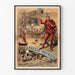 Plakat vintage Ernesto Mephisto akrobat fantazyjny