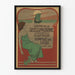 Plakat vintage Otwarcie sceny secesyjnej – Dekoracja ścienna teatralna