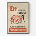 Plakat vintage loterii norweskiej Pengelotteriet