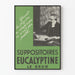 Plakat vintage na temat Suppositoires Eucalyptine Le Brun - Retro dekoracja ścienna