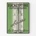Plakat vintage Eucalyptine obniża temperaturę - retro dekoracja ścienna